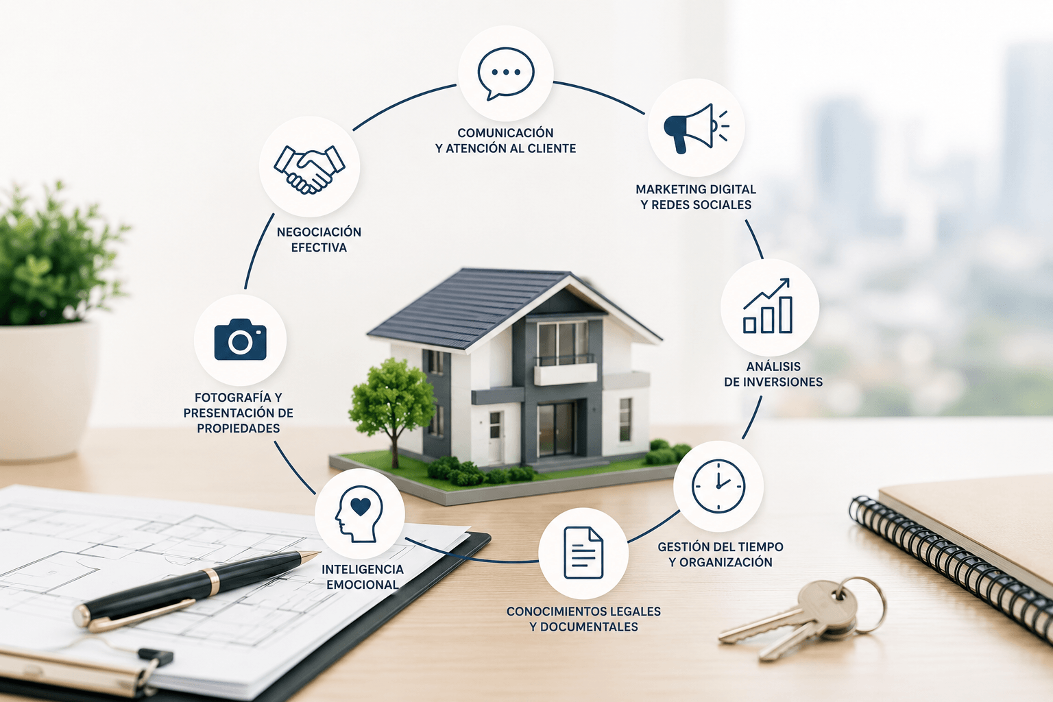 Habilidades que puedes aprender en el mercado inmobiliario